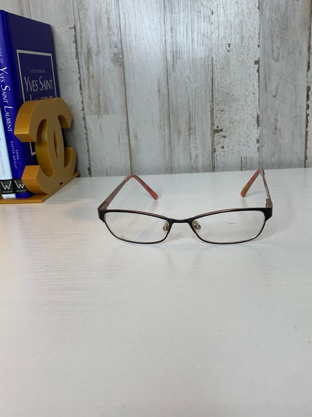 Ted Baker Prescription Eyeglass Frames Womens 52-16 Square Black Full Rim
